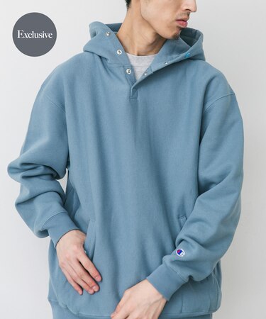 『別注』Champion×DOORS　RW HALF SNAP PARKA