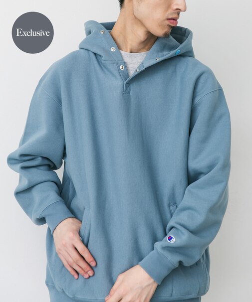 『別注』Champion×DOORS　RW HALF SNAP PARKA