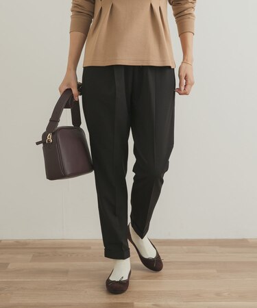 ツイルストレッチテーパードイージーパンツ