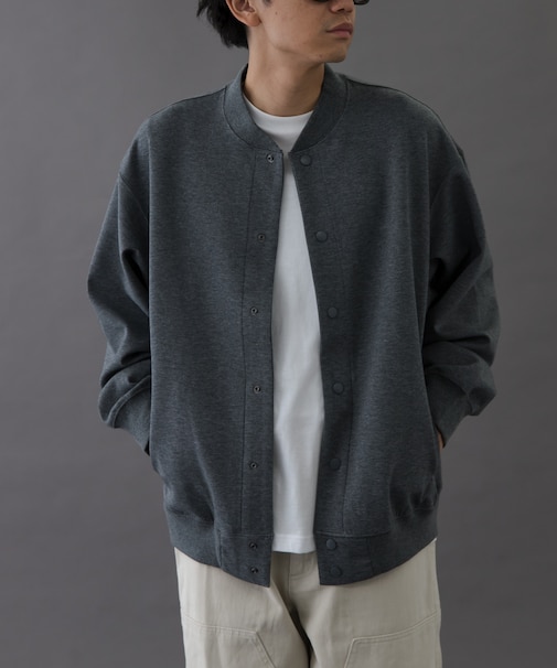 FORK&SPOON ダンボールスナップカーディガン