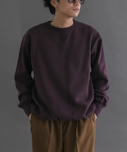 FORK&SPOON リサイクルコットン裏毛クルーネックスウェット