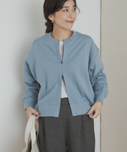 『WEB/一部店舗限定カラー』コットンスウェットZIPカーディガン
