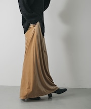 『TALLサイズ／WEB限定』ベロアナロースカート