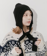 ニットキャップボンネット