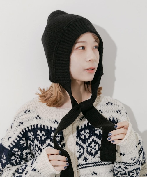 ニットキャップボンネット