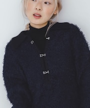 フロントホックベアーニット