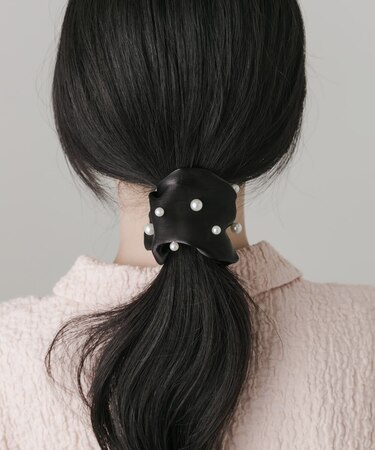 サテンパールヘアカフ