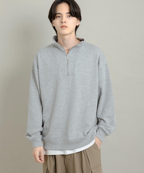 Sup ロングスリーブ スウェット 一部WEB限定カラー』ハーフジップロングスリーブスウェット｜アーバン