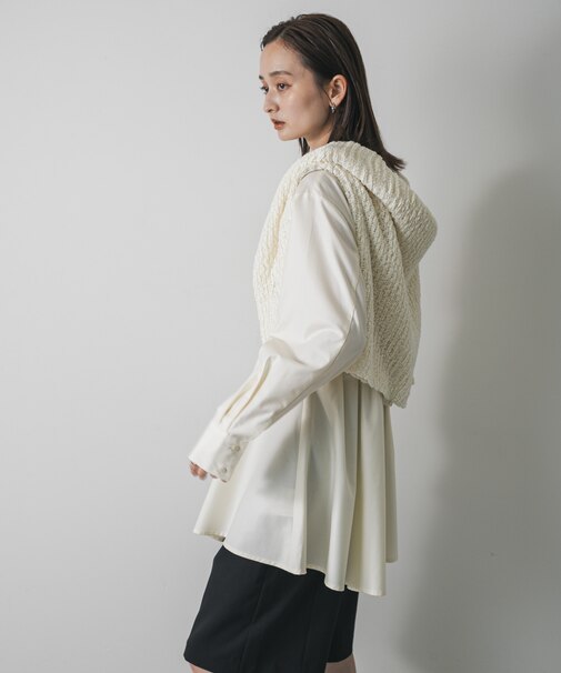 ウエストタックチュニックシャツ