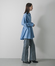 ウエストタックチュニックシャツ