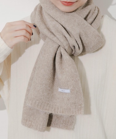 プレーンニットマフラー