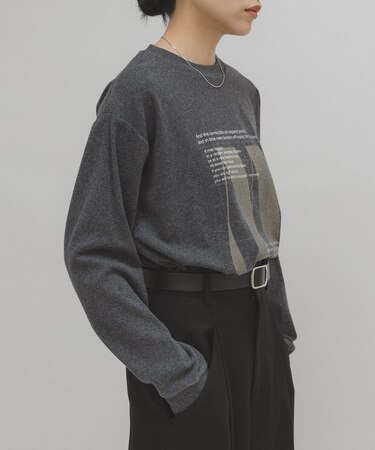 ナップドルーズプリントTEE