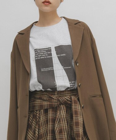 ナップドルーズプリントTEE