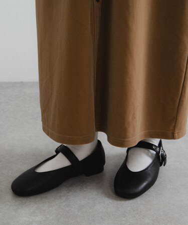 レザーバレエシューズ