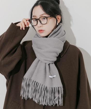 ムジシンプルマフラー