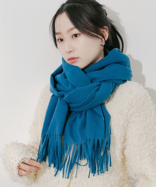 最終価格【定価¥29.700】新品♦︎ アルパカシャギーロゴロングマフラー アルパカシャギーロゴロングマフラー｜メドックの通販｜&mall（アンド