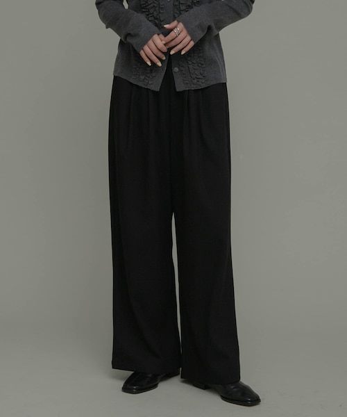 3D embroidery twill easy pants｜フリークスストアの通販｜&mall