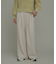 裏起毛イージーワイドパンツ