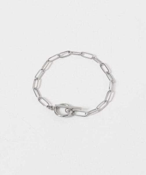 ロング小判チェーンブレスレット