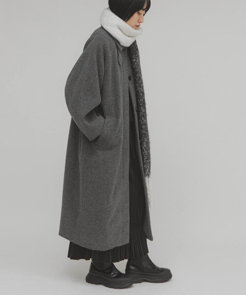 ステンカラーコクーンロングコート｜アーバンリサーチの通販｜&mall