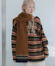 マルチボーダールーズニット