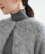 カシミヤシルクタートルカットソー