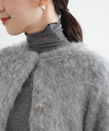 カシミヤシルクタートルカットソー