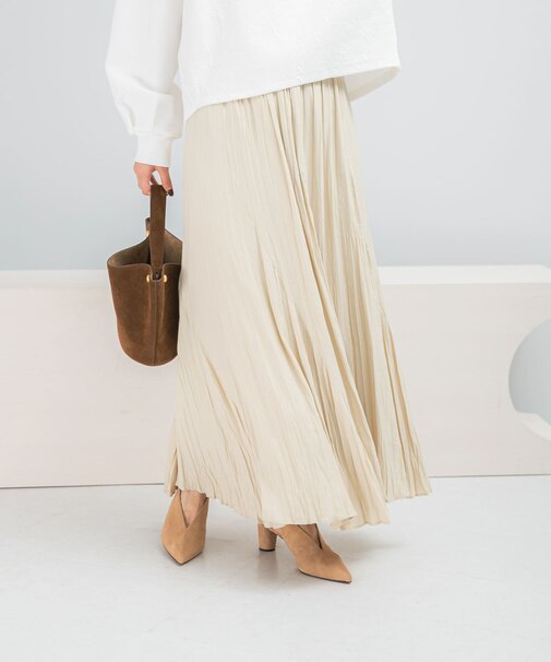 ワッシャープリーツスカート