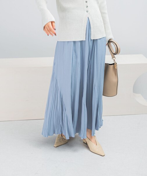 ワッシャープリーツスカート