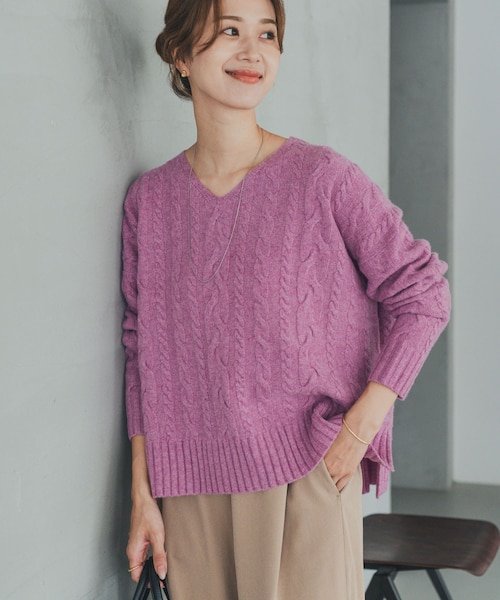 25AW完売品在庫1点のみ＊ドアーズ ハミルトンウールアラン柄プルオーバーM 25AW完売品在庫1点のみ＊ドアーズ ハミルトンウールアラン柄プルオーバーM