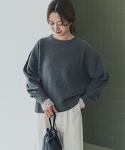 ハミルトンウールクルーワイドプルオーバー