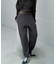 new basic　CASHMERE SILK MOULINE LONGPANTS