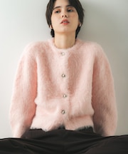 『一部WEB限定カラー』ブラッシュシャギーニットカーディガン