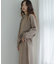 『WEB限定』モックネックニット×スカートセットアップ
