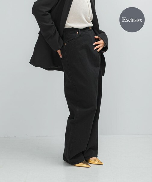 『別注』Lee×ROSSO FRONT TUCK DENIM PANTS