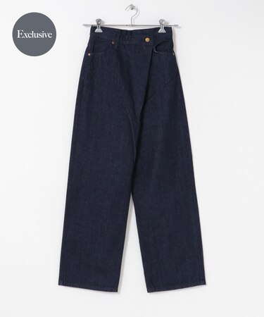 『別注』Lee×ROSSO　FRONT TUCK DENIM PANTS