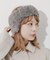 ファーフラップヘアバンド