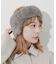 ファーフラップヘアバンド