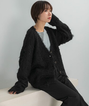 Mewl　ファーカーディガン