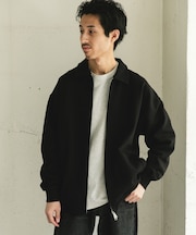 裏起毛スウェットジップブルゾン