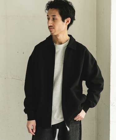 裏起毛スウェットジップブルゾン