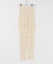 OPEN SESAME CLUB cashmere lace leggings