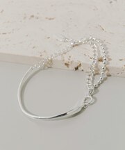 ニュアンスカーブバーチェーンブレスレット