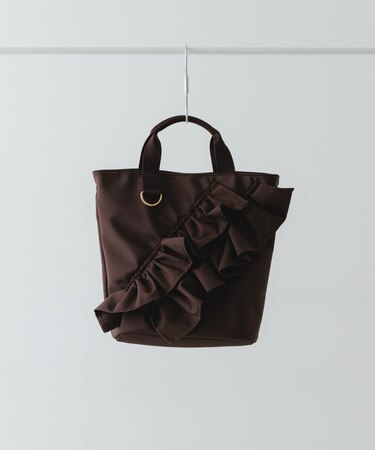 軽量フリルトートバッグ