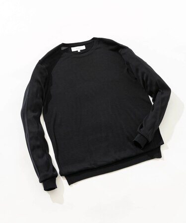 『XLサイズあり』『UR TECH』ハイゲージクルーネックニット