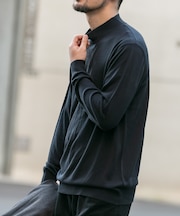 『XLサイズあり』『UR TECH』ハイゲージハイネックニット