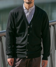 『XLサイズあり』『UR TECH』ハイゲージカーディガン