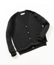 『XLサイズあり』『UR TECH』ハイゲージカーディガン