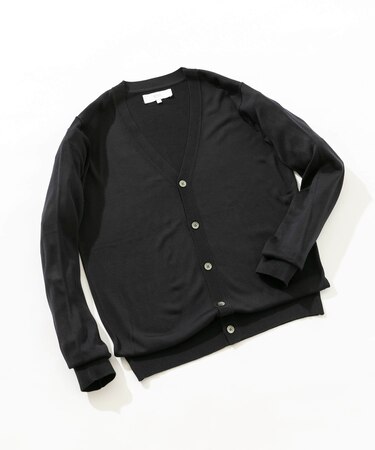 『XLサイズあり』『UR TECH』ハイゲージカーディガン