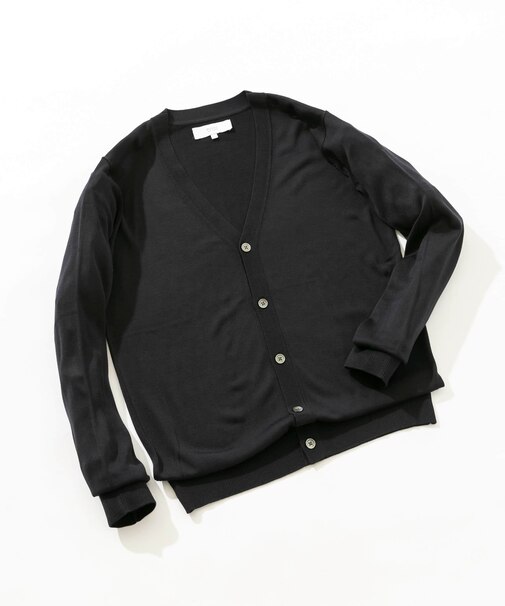 『XLサイズあり』『UR TECH』ハイゲージカーディガン